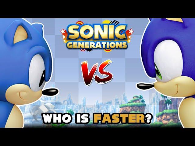 Classic vs. Modern Sonic: The Race Competition!