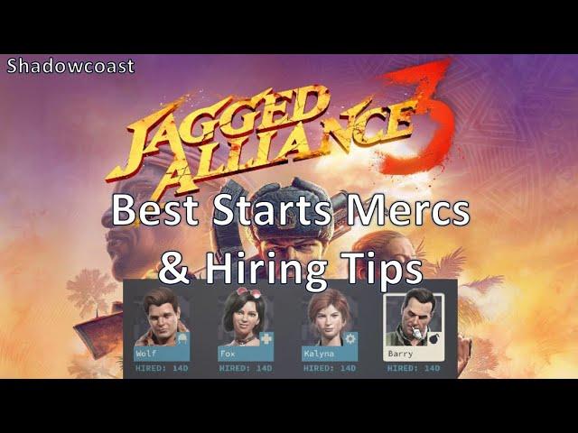 Best Starting Mercenaries and Hiring Tips in Jagged Alliance 3!