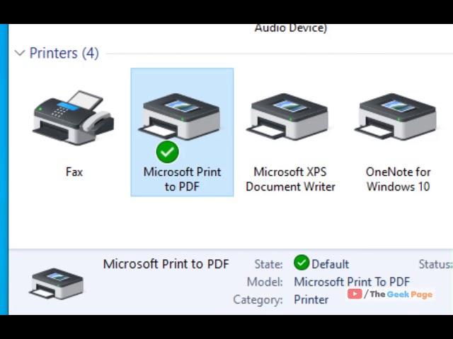 Default printer keeps changing in Windows 10 Fix easily