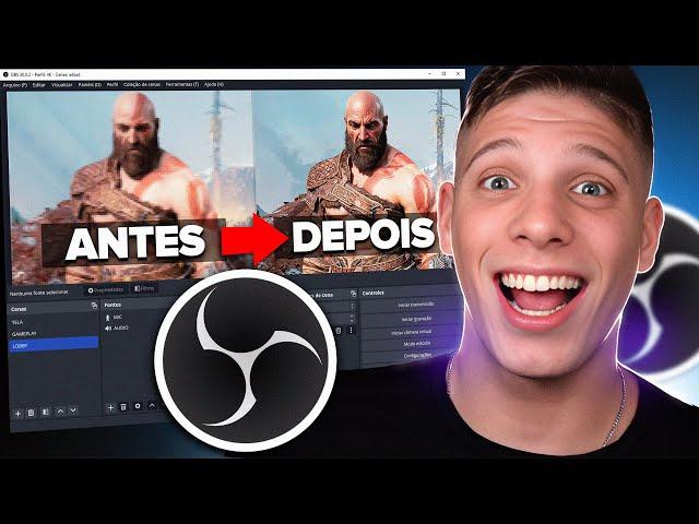 A Melhor Configuração de OBS Studio Para GRAVAR vídeos em 2024