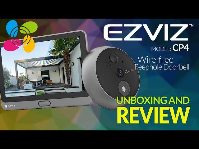 The Best Doorbell Upgrade? EZVIZ CP4 Wire-Free Peephole Doorbell Unboxing & Review!