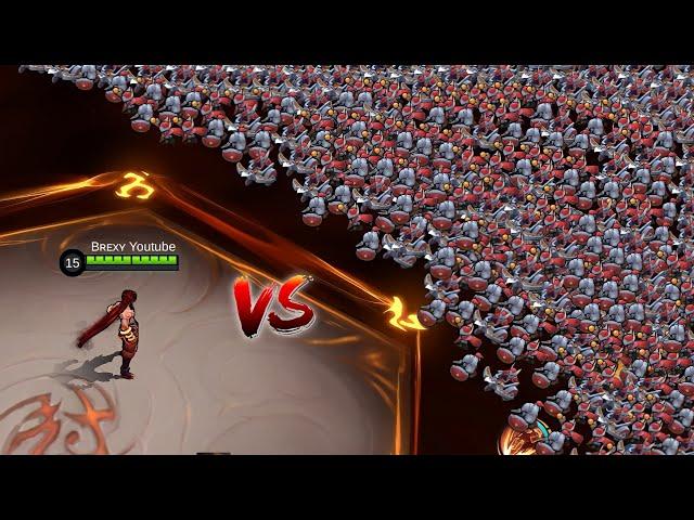 Yin (lieh) no cooldown vs 1,000 minions (super satisfying)