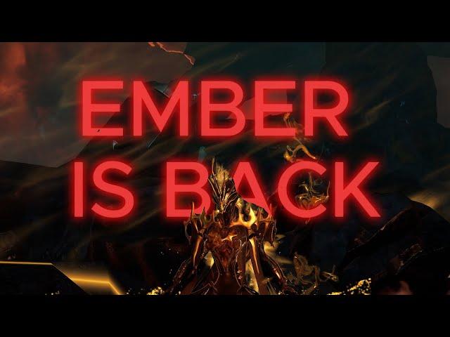 The Fire Queen is BACK | Ember Steel Path Build Warframe