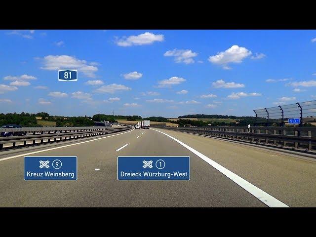  A81: AK Weinsberg - AD Würzburg-West (3.5x)