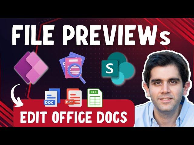 Power Apps : Preview SharePoint Files + ️ Edit Office Documents