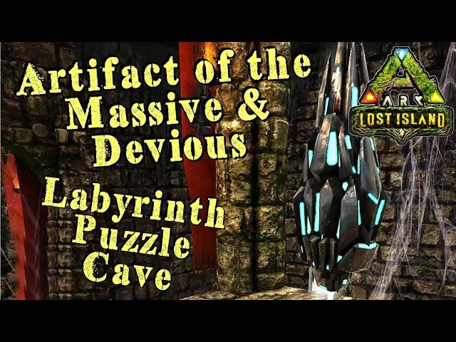 Lost Island - Massive & Devious Artifacts - Labyrinth Puzzle Cave - Ark Survival Evolved