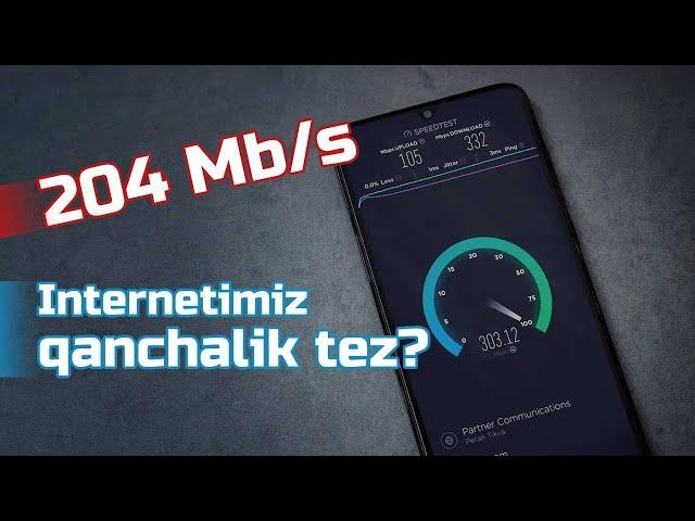 Internetimiz qanchalik tez? • Internet tezligini o'lchash