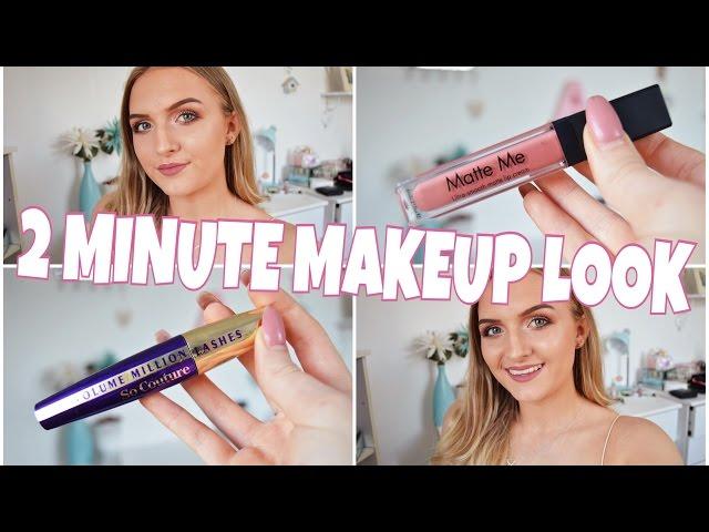 2 Minute Makeup Tutorial | Amy Louise