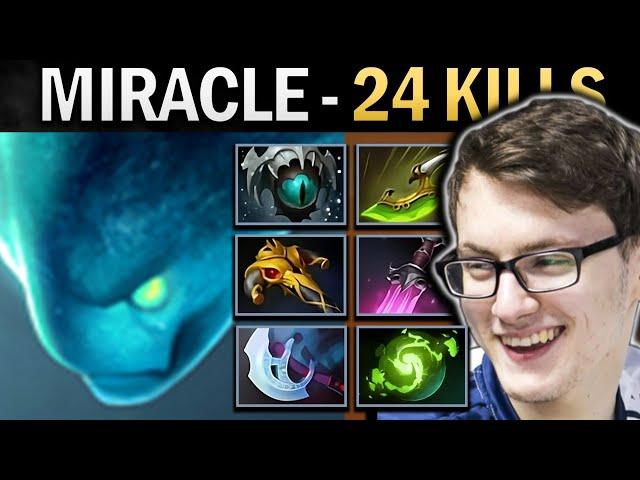 Morphling Dota Gameplay Miracle with 24 Kills and Refresher