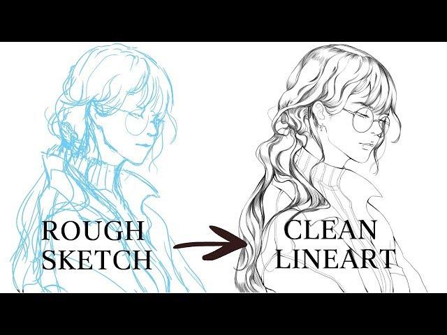 [MediBang] How I Lineart - TUTORIAL