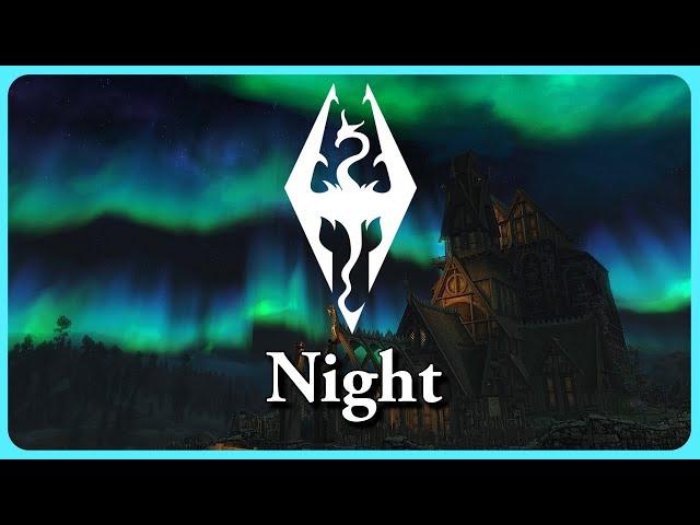 Skyrim | 1 Hour Music | Night