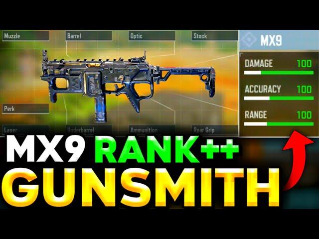 MX9 Best GUNSMITH in COD Mobile SEASON 6 | MX9 Best ATTACHMENTS for RANK Match!