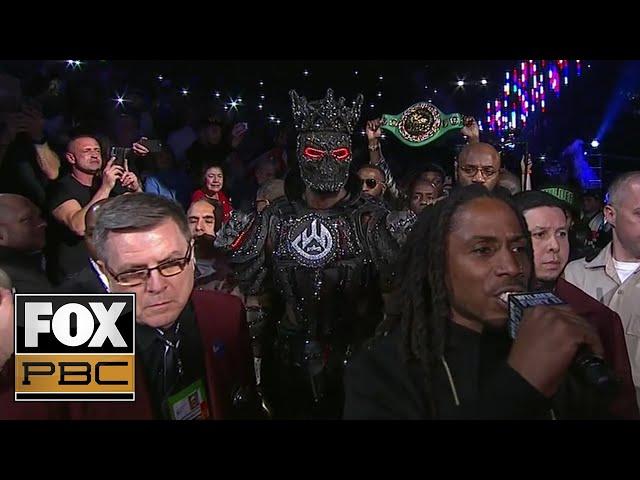 Deontay Wilder's Ring Walk ahead of heavyweight title fight vs. Tyson Fury | PBC ON FOX