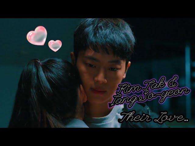 Kim Tak & Sang So-yeon their love story||Rookie cops #video #rookiecop #love #leeshinyoung