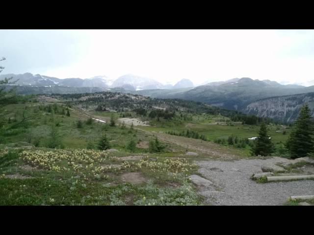 Monarch viewpoint sunshine meadows hike in banff national park