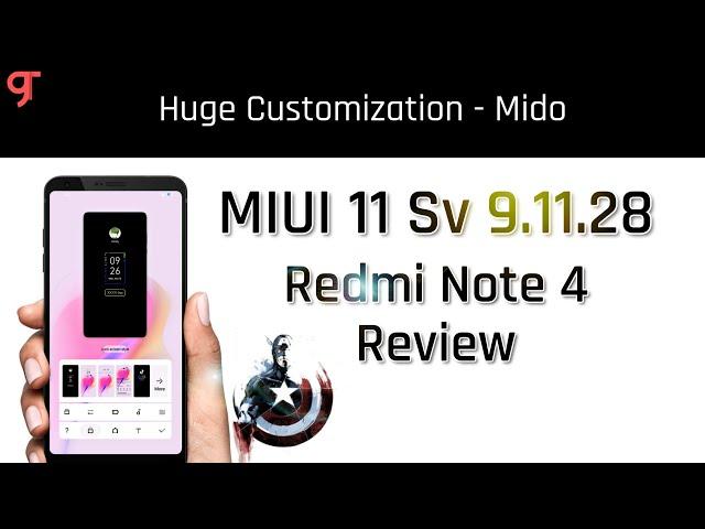 MIUI 11 Sv 9.11.28 for Redmi Note 4 Review | New Cool Features