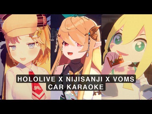 Car Karaoke - Hololive X Nijisanji X VOMS | Kanauru Original