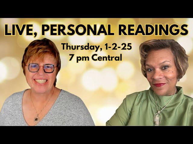 LIVE Personal Personal Readings With Susan & Afefe!