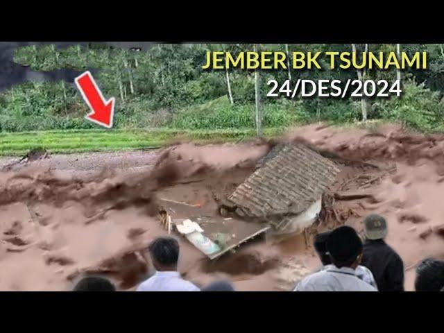 JEMBER GEMPAR! BANJIR LAHAR & TANGGUL JEBOL! DETIK² BANJIR  MENGERIKAN JAWA TIMUR 24/12/2024