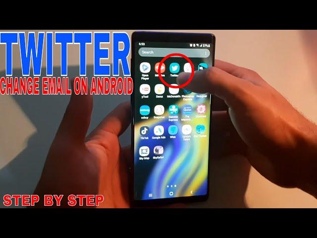   How To Change Twitter Email on Android 