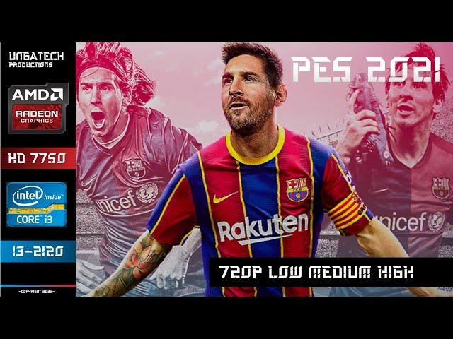 AMD RADEON HD 7750 PES 2021||GAMING TEST - Part 2