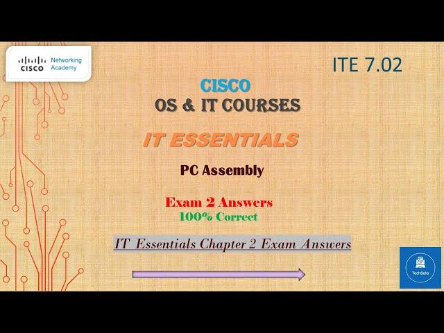 IT Essentials Chapter 2 Exam Answers |CISCO IT Essentials Exam 2 answers 2021 | 100% Correct Answers