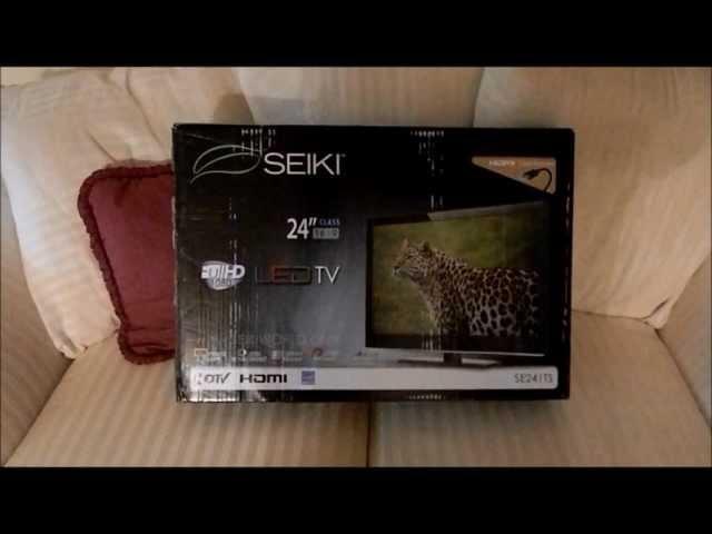 Seiki SE241TS 24" 60Hz LED HDTV Unboxing and Review - CokedUpCanary