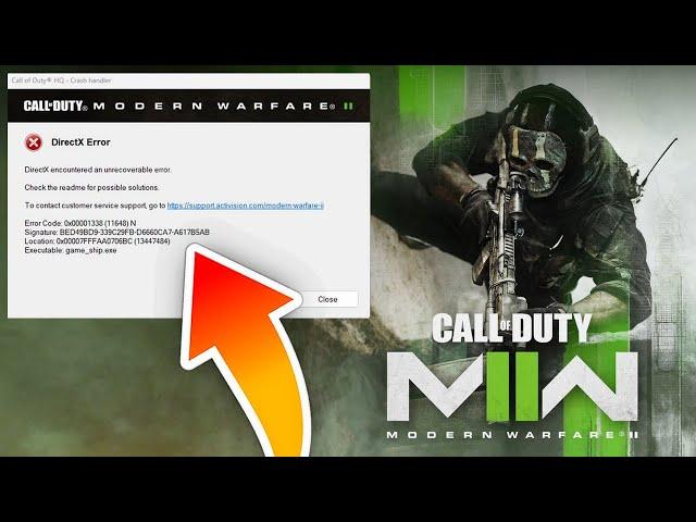 How to Fix COD MW2 Won't Launch | DirectX Encountered An Unrecoverable Error | Easy Ways to Solve