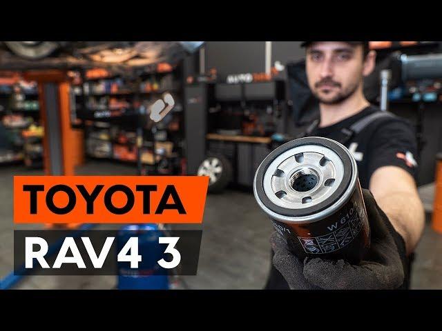 Как заменить моторное масло и масляный фильтр на TOYOTA RAV 4 3 (XA30) [ВИДЕОУРОК AUTODOC]