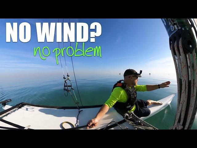 How to Sail a Catamaran with No Wind