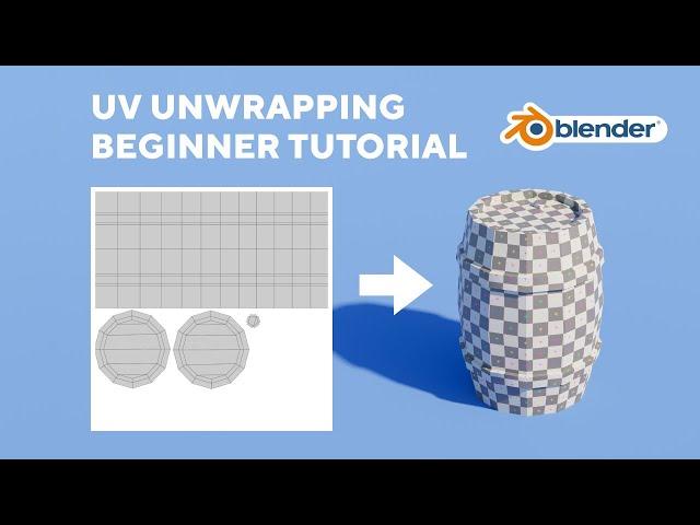 GAME ASSET BEGINNER TUTORIAL - UV Unwrapping In Blender (Part 2/5)