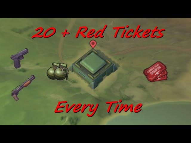 Last Day on Earth : Survival - How to get 20 + Red Tickets every time