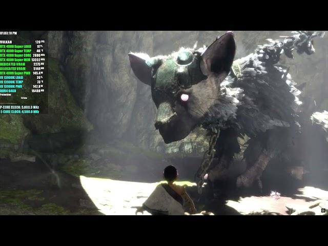 RTX 4080 Super | 13900K | Shadps4 v0.5.1 The Last Guardian Test