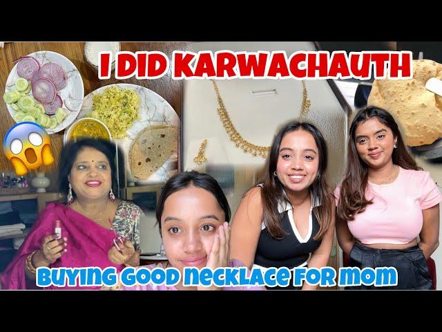 I did Karwachauth? +Surprising mom |Pointless Vlog