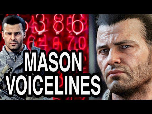 Call of Duty Cold War Operator "Mason" Voicelines Warzone Voice Lines