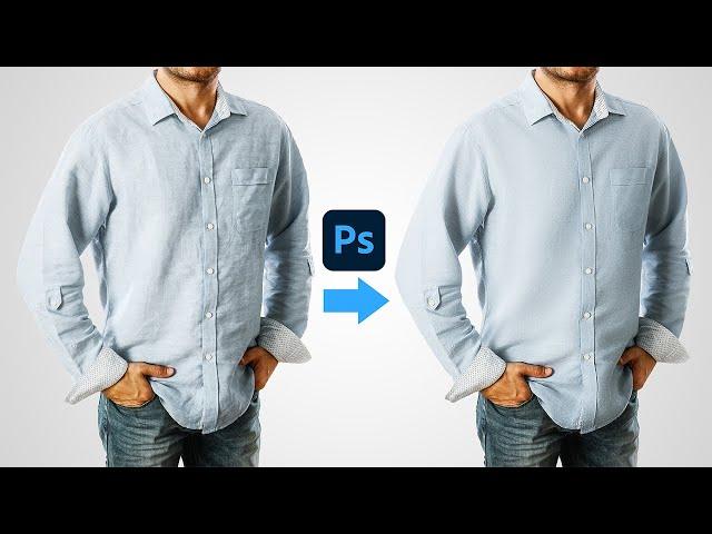 How to Flawlessly Iron Clothes in Photoshop!