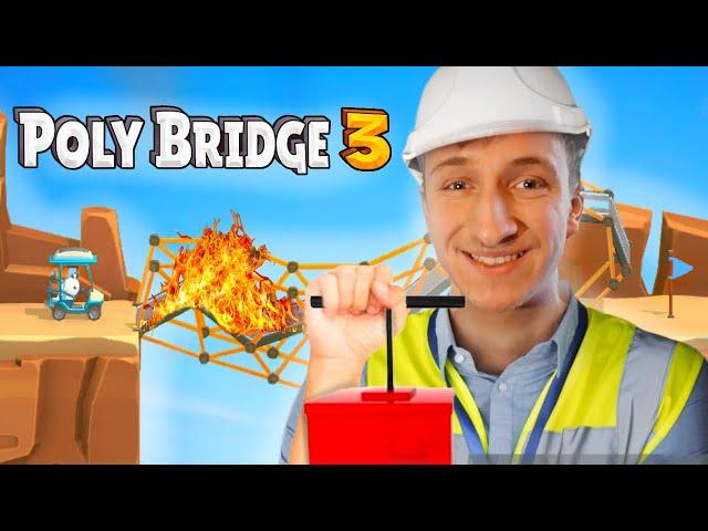 Construire le PIRE Pont ! (Poly Bridge 3)