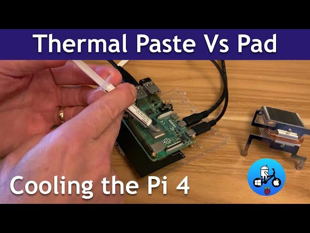 CPU paste Vs Thermal Pad. Raspberry Pi 4