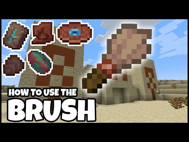 How To Use The BRUSH In MINECRAFT 1.21