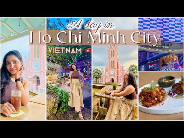 A Day in Ho Chi Minh City / Saigon | Cafe Hopping, Walking Street & Travel Tips | Vietnam Vlog Ep 4