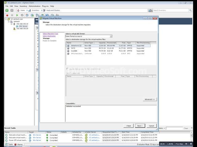 Vmware Vmotion Host and Storage