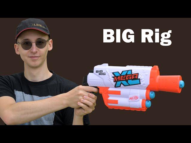 Nerf MegaXL "Big Rig"- Unboxing, Review & Test | MagicBiber [deutsch]