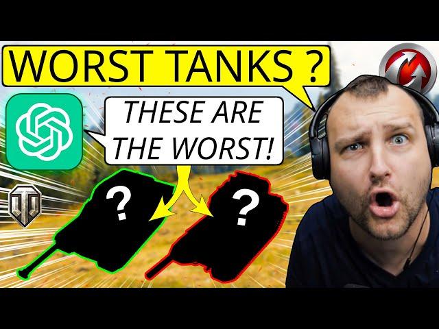 Avoid These! ChatGPT Reveals THE WORST Tier IX & X Tanks! | World of Tanks