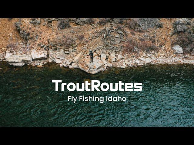 Winter Fly Fishing Idaho using TroutRoutes