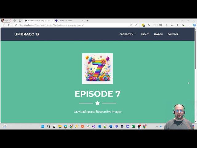 Umbraco 13 Tutorial - Episode 7 - Lazy Loading and Responsive Images with Slimsy