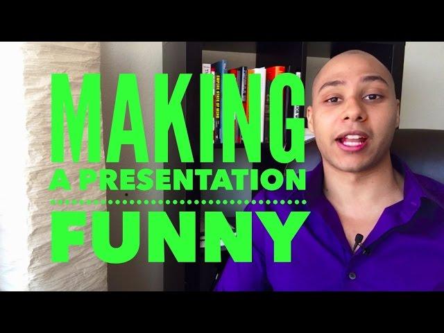 Public Speaking Tip - Adding humor to presentations when you're not funny