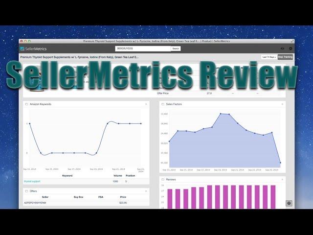 SellerMetrics Review - Amazon Product Tracking Software