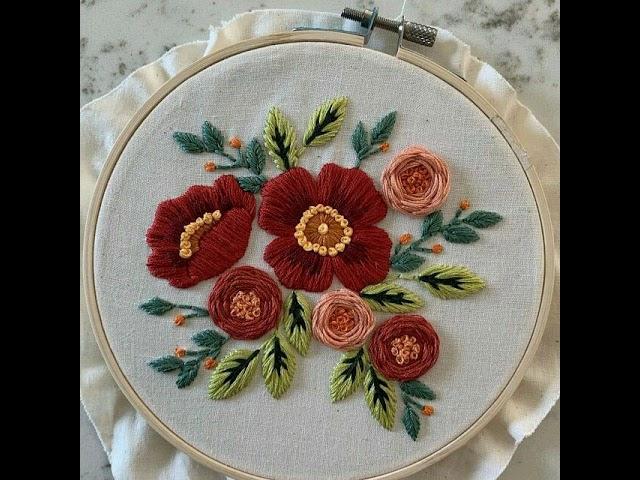 Crosia flower hand embroidery Sana with fashion