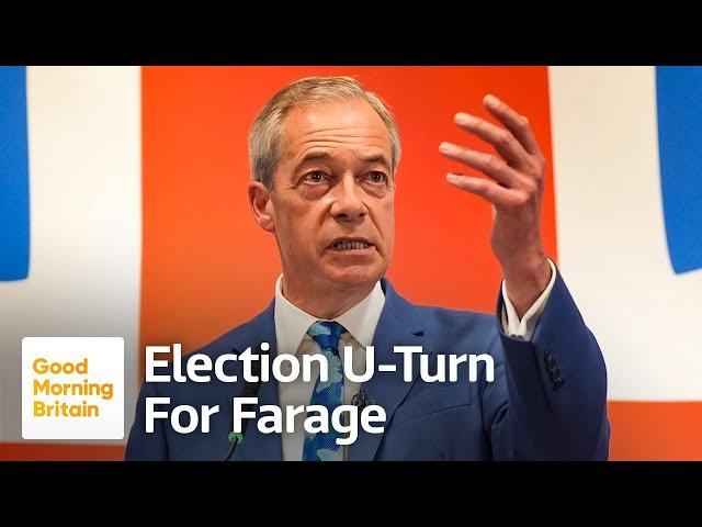 Nigel Farage Explains Why He's Decided to Stand in the General Election