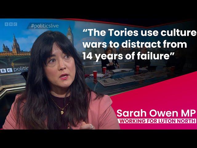 No one wins on 'woke' issues | Politics Live | Sarah Owen MP